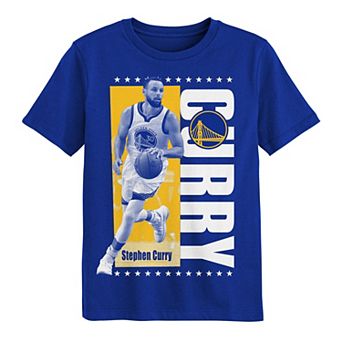 Youth Outerstuff Stephen Curry Royal Golden State Warriors Answer T-Shirt