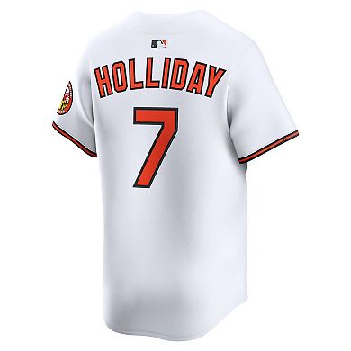 Men's Nike Jackson Holliday White Baltimore Orioles Home Limited Jersey