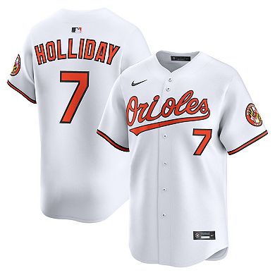 Men's Nike Jackson Holliday White Baltimore Orioles Home Limited Jersey