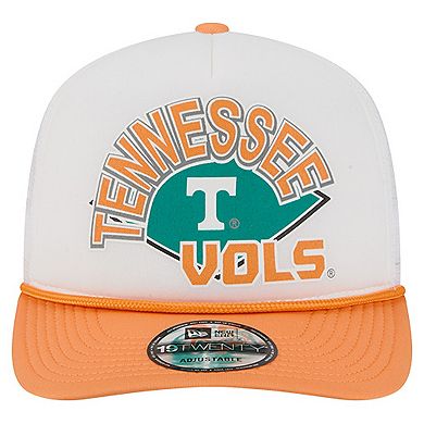Men's New Era White Tennessee Volunteers Diamond 19TWENTY Golfer Adjustable Hat