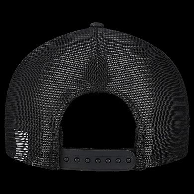 Men's New Era Black Milwaukee Bucks Quilted 9SEVENTY Trucker Adjustable Hat