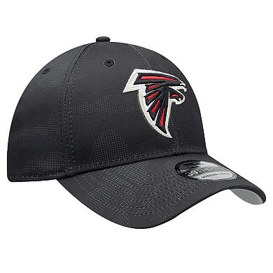 Men's New Era Black Atlanta Falcons Tonal Camo 39THIRTY Stretch Fit Hat