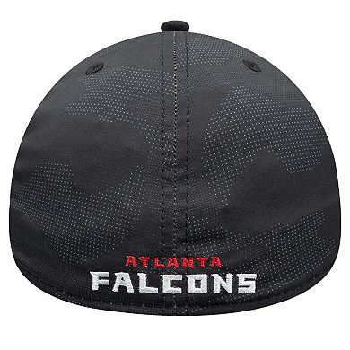 Men's New Era Black Atlanta Falcons Tonal Camo 39THIRTY Stretch Fit Hat