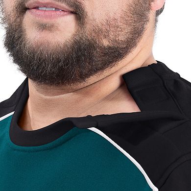 Men's G-III Sports by Carl Banks Midnight Green Philadelphia Eagles Adaptive Lord Stanley Crewneck Sweatshirt