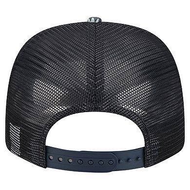 Men's New Era Denim/Navy Boston Red Sox Aztec Denim 9SEVENTY Adjustable Hat