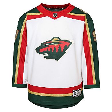 Youth Kirill Kaprizov White Minnesota Wild 25th Anniversary Replica Player Jersey
