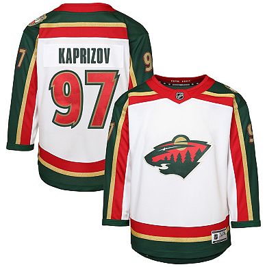 Youth Kirill Kaprizov White Minnesota Wild 25th Anniversary Replica Player Jersey