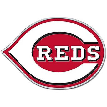 WinCraft Cincinnati Reds Colored Chrome Auto Emblem
