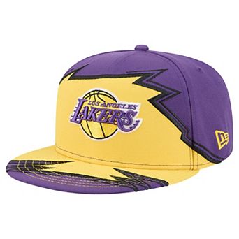 Men's New Era Purple/Gold Los Angeles Lakers Break 59FIFTY Fitted Hat