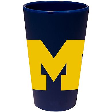 WinCraft Michigan Wolverines 16oz. Silicone Pint Glass