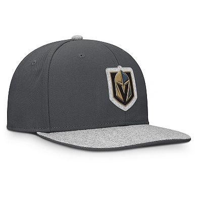 Men's Fanatics Charcoal Vegas Golden Knights Fundamentals Loden Snapback Hat