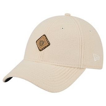Women's New Era Cream Las Vegas Raiders Comfy 9FORTY Adjustable Hat
