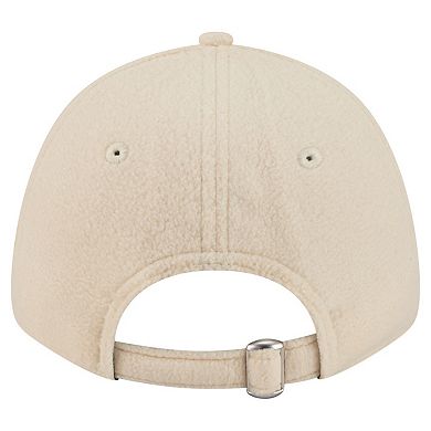 Women's New Era Cream Las Vegas Raiders Comfy 9FORTY Adjustable Hat