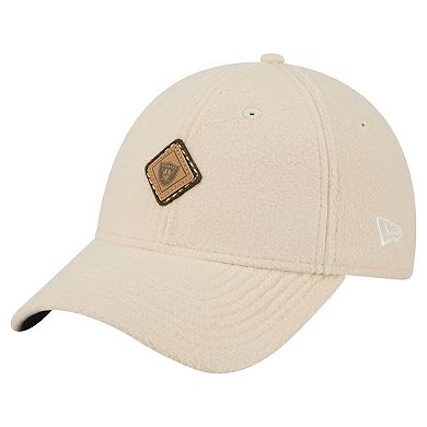 Women's New Era Cream Las Vegas Raiders Comfy 9FORTY Adjustable Hat