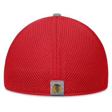 Men's Fanatics Red Chicago Blackhawks Fundamentals Span Flex Hat