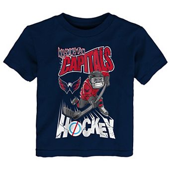 Toddler Outerstuff Navy Washington Capitals One Timer T-Shirt