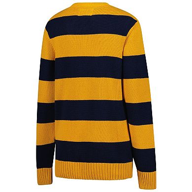 Unisex Uscape Apparel Maize Michigan Wolverines Renew Knit Stadium Sweater