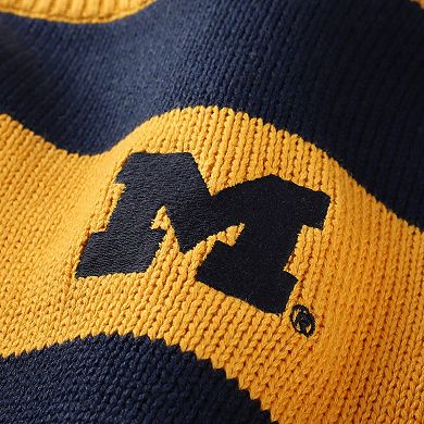 Unisex Uscape Apparel Maize Michigan Wolverines Renew Knit Stadium Sweater