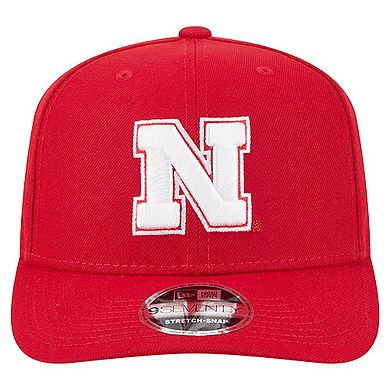 Men's New Era Scarlet Nebraska Huskers Team 9SEVENTY Adjustable Hat