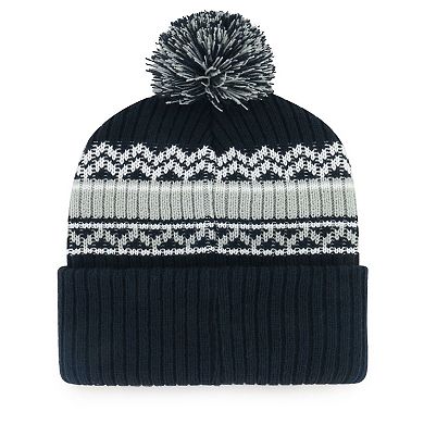 Youth '47 Navy Dallas Cowboys Polar Vortex Cuffed Knit Hat with Pom