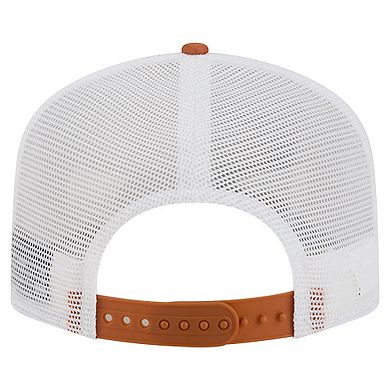 Men's New Era White Texas Longhorns Diamond 19TWENTY Golfer Adjustable Hat