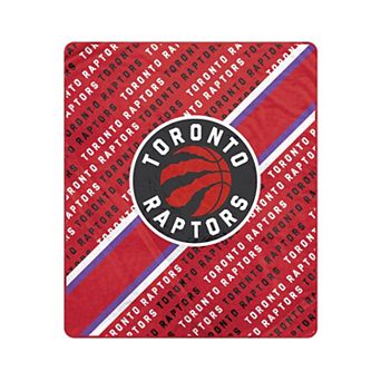 Pegasus Toronto Raptors 50" x 60" Diagonal Lined Wordmark Ultra Soft Blanket
