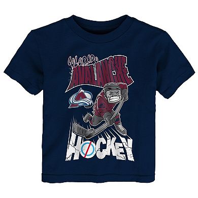 Toddler Outerstuff Navy Colorado Avalanche One Timer T-Shirt