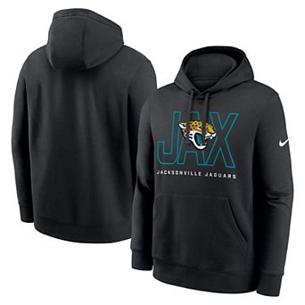 Men's Nike Black Jacksonville Jaguars Busted Play Club Fleece Pullover Hoodie