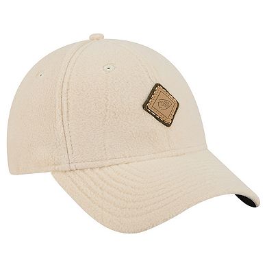 Women's New Era Cream Kansas City Chiefs Comfy 9FORTY Adjustable Hat