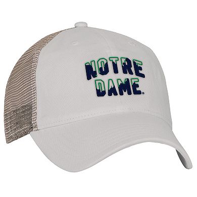 Men's Under Armour Stone Notre Dame Fighting Irish College Essentials Adjustable Trucker Hat