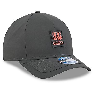 Men's New Era Charcoal Cincinnati Bengals 2025 Sideline Cold Weather 9FORTY M-Crown Adjustable Hat