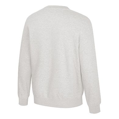 Unisex Stadium Essentials Oatmeal New York Liberty Sky High Fleece Crew Neck Sweatshirt