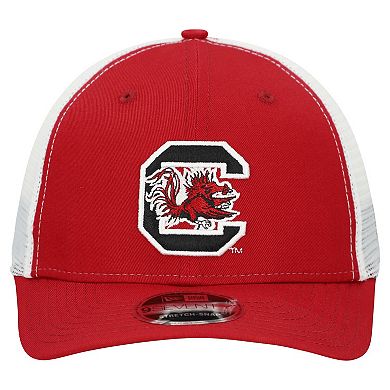 Men's New Era Garnet South Carolina Gamecocks Team 9SEVENTY COOLERA Trucker Adjustable Hat