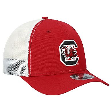 Men's New Era Garnet South Carolina Gamecocks Team 9SEVENTY COOLERA Trucker Adjustable Hat