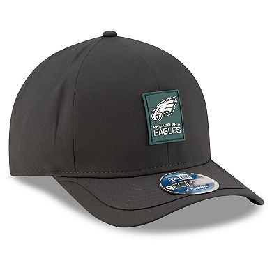 Men's New Era Charcoal Philadelphia Eagles 2025 Sideline Cold Weather 9FORTY M-Crown Adjustable Hat