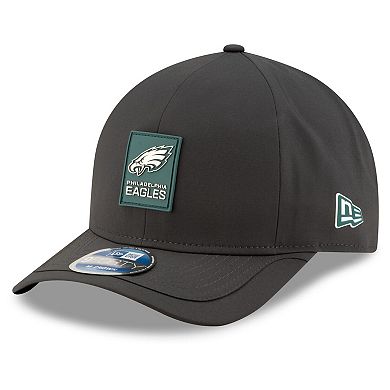 Men's New Era Charcoal Philadelphia Eagles 2025 Sideline Cold Weather 9FORTY M-Crown Adjustable Hat