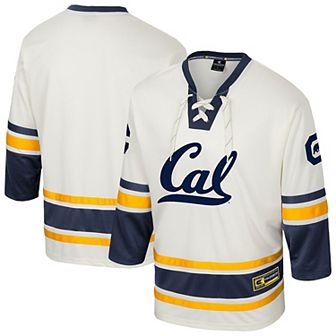 Men's Colosseum Cream Cal Bears Puck Proud Fashion Hockey Jersey