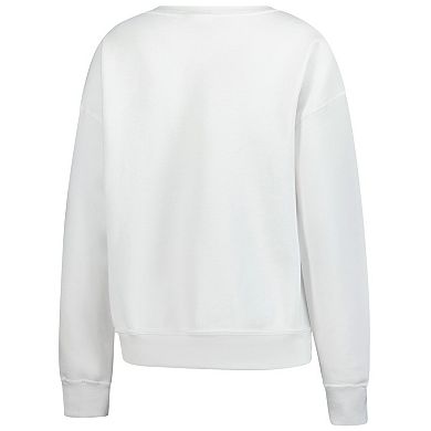 Women's Champion White Oklahoma Sooners Powerblend Sweatshirt