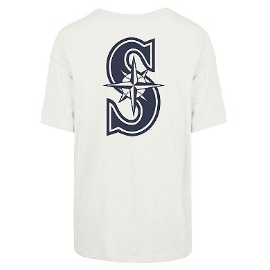 Women's '47 White Seattle Mariners Show Off Boyfriend T-Shirt