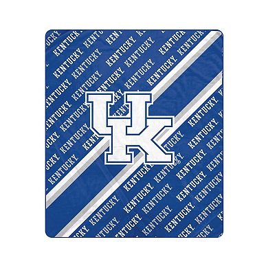 Pegasus Kentucky Wildcats 50" x 60" Diagonal Lined Wordmark Ultra Soft Blanket
