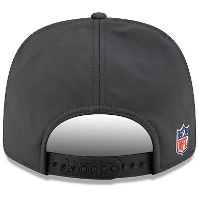 Men's New Era Charcoal Dallas Cowboys 2025 Sideline Cold Weather Split Panel 9FIFTY Snapback Hat