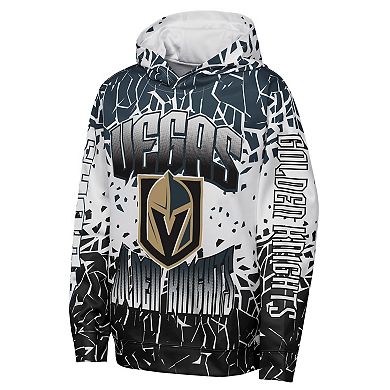 Youth Outerstuff Gray Vegas Golden Knights Frozen Frenzy Hoodie