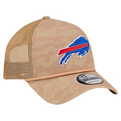 Men's New Era Tan Buffalo Bills Wheat Camo 9FORTY Adjustable Hat