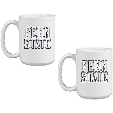 Penn State Nittany Lions Two Pack 15oz. Vault Sketch Ceramic Mug Set