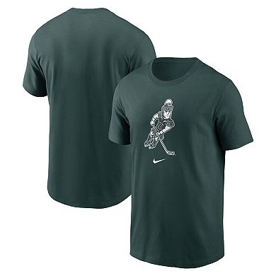 Men's Nike Green Michigan State Spartans Hockey Sparty Sport T-Shirt