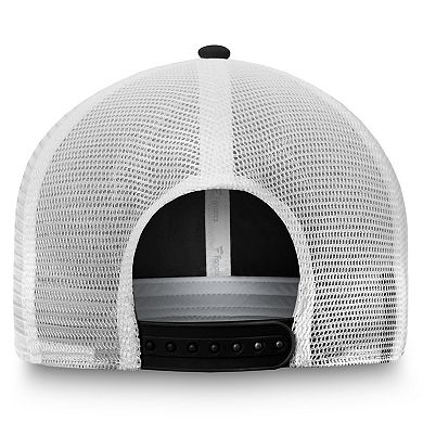 Men's Fanatics Charcoal/White Vegas Golden Knights Core Primary Logo Trucker Adjustable Hat