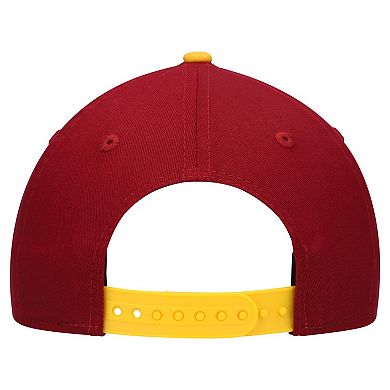 Youth New Era Burgundy/Gold Washington Commanders Arch COOLERA 9FORTY A-Frame Adjustable Hat