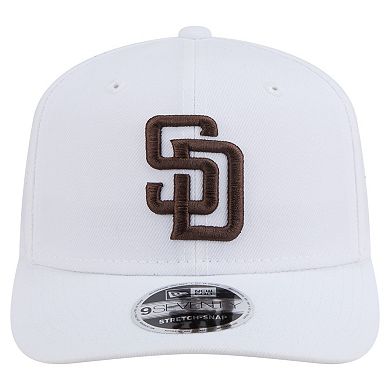 Men's New Era White San Diego Padres COOLERA 9SEVENTY Adjustable Hat