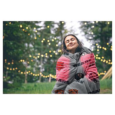 Pegasus Chicago Bears Scattered Logos 60" x 70" Heated Blanket