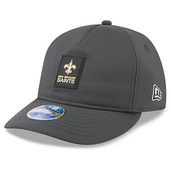 Men's New Era Charcoal New Orleans Saints 2025 Sideline Cold Weather Retro Crown 59FIFTY Fitted Hat